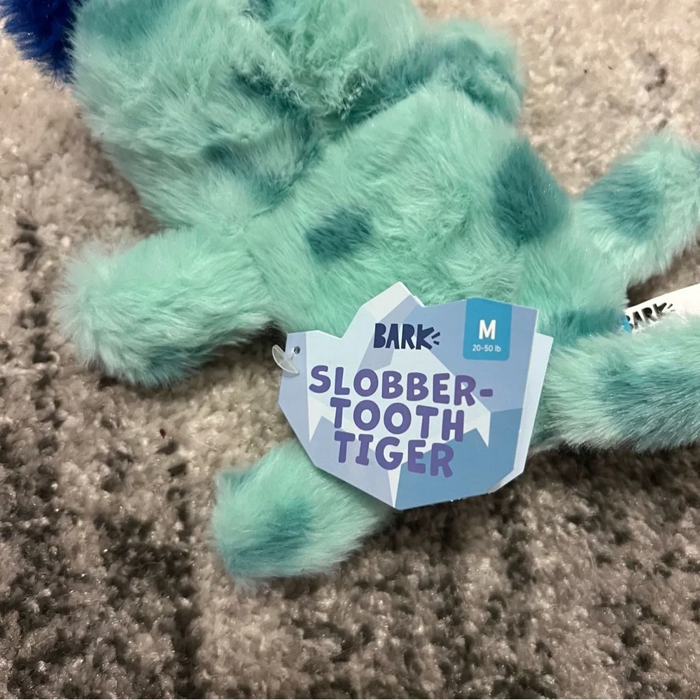 Bark Slobber Tooth Tiger Toy NWT
